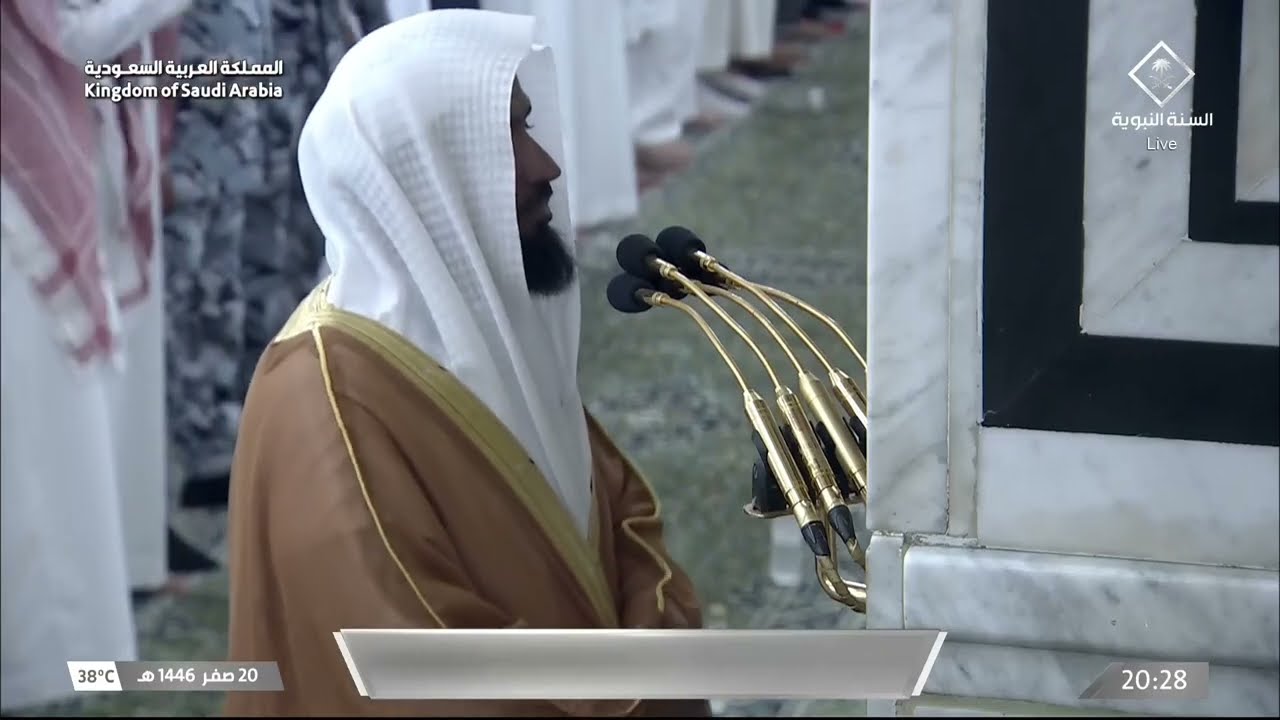 صلاة العشاء للشيخ عبدالله البعيجان 20 صفر 1446هـ