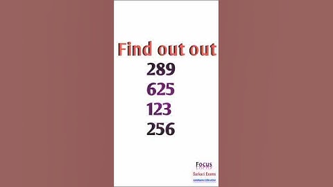 FIND ODD ONE #reasoning #odd #reasoningtricks