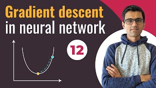 Gradient Descent For Neural Network | Deep Learning Tutorial 12 (Tensorflow2.0, Keras & Python)