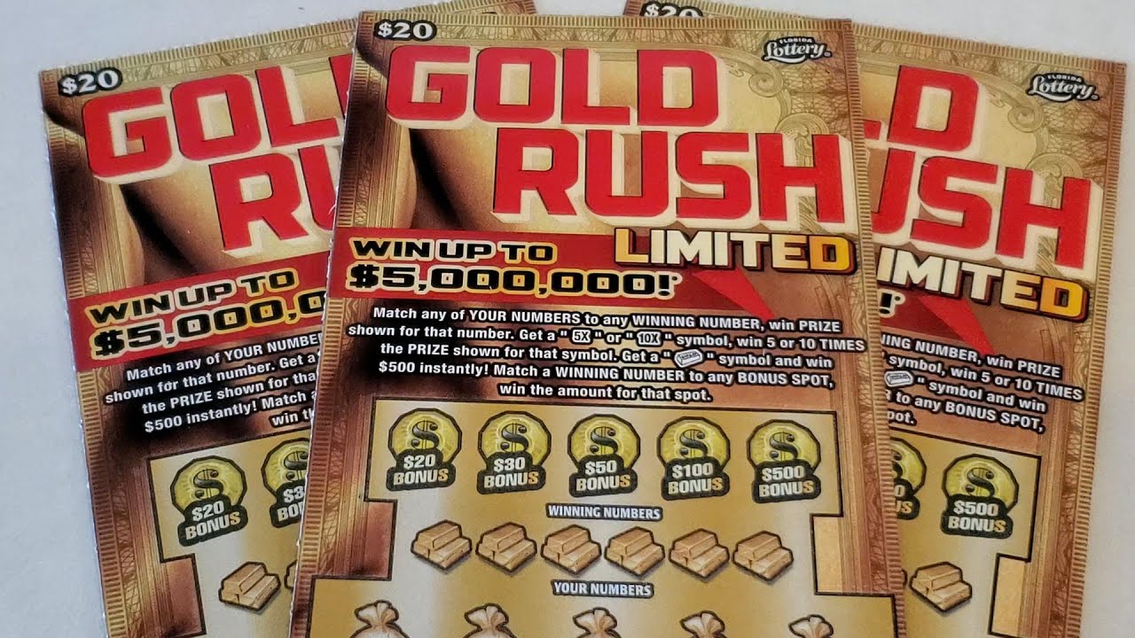 Lotto Scratchers - #11 - Gold Rush Limited - I felt the RUSH