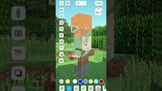 How to create invisible skin？ #mcpe #minecraft #skin #youtuber #shorts #shortvideo screenshot 1