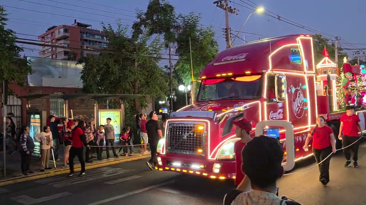 Caravana Navideña Coca-Cola Providencia 2025