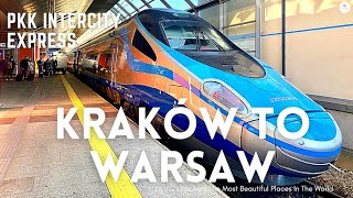 Krakow to Warsaw by High Speed Train with all the details.