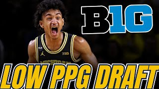 Big Ten Player Draft with LESS than 10 Career Points Per Game