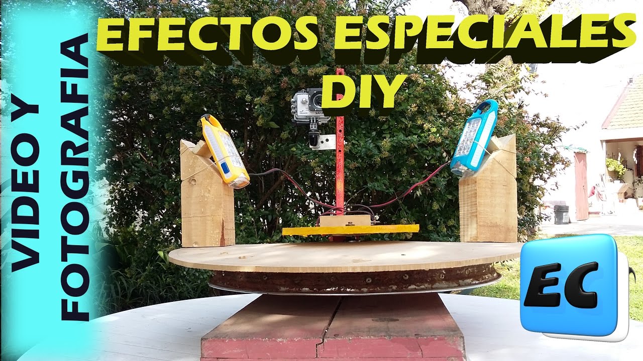 Rueda de bicicleta para efectos especiales en video.DIY FX muy fácil herramientas caseras para mecanica automotriz