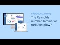 The Reynolds number: laminar or turbulent flow and it's importance for borefield design.