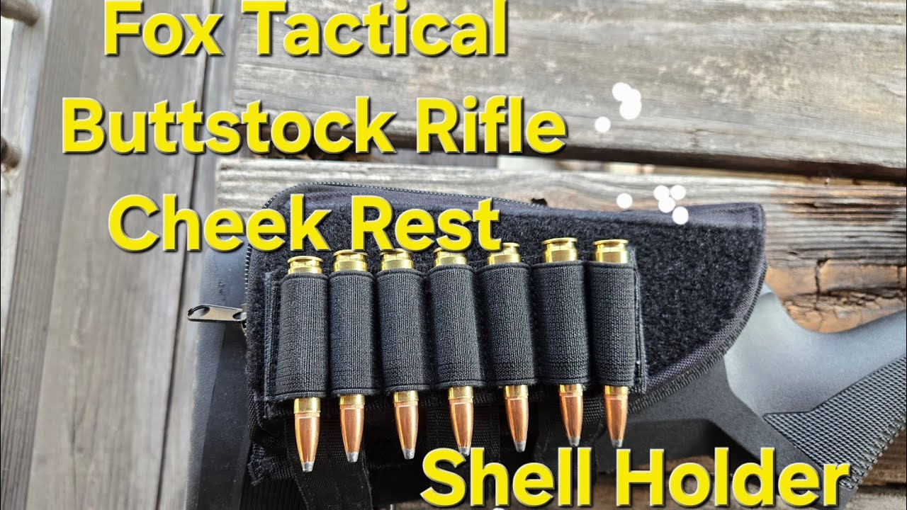 Обзор держателя для щеки винтовки Fox Tactical Buttstock