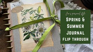 Junk Journal Flip Through | 💐 Spring and Summer Cozy Vibes | Completed Personal Journal