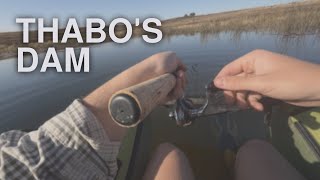 Float Tube Fishing Pre-Spawn Bass at Thabo's Dam