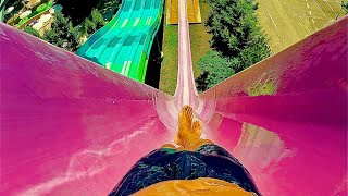 Soaring Down Aquapark Aquamania’s Speed Water Slide