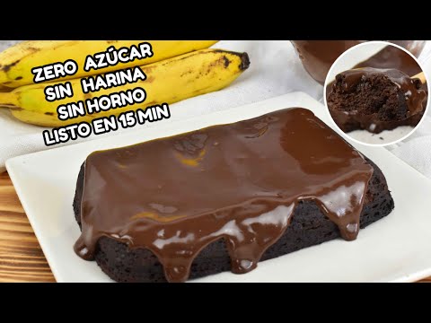 SUGAR-FREE! FLOUR-FREE! NO-BAKE Fit Chocolate Banana Cake