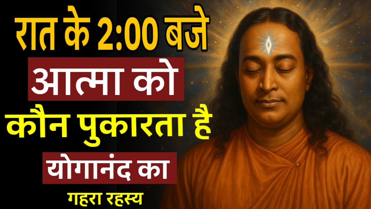रात के 2:00 आत्मा को कौन पुकारता है | योगानंद का रहस्य #yogananda #dhyansadhana
