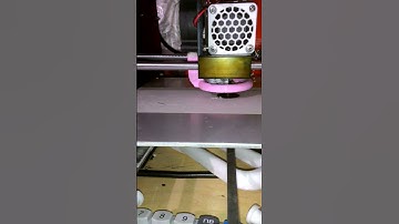 Timelapse of Anet A6 printing M5 nut.  #3dprintedparts #3dprinterworld #3dprint #3dprinting #3d