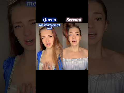 #POV Queen disguises herself as servant to see what beloved friend says about her… #shorts #acting