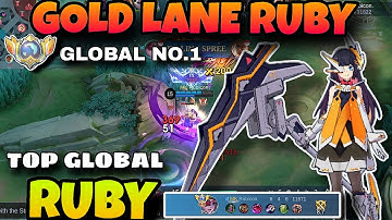 Global No.1 Ruby!! Top Global Ruby Best Build 2025 - Mobile Legends by Rubicon.