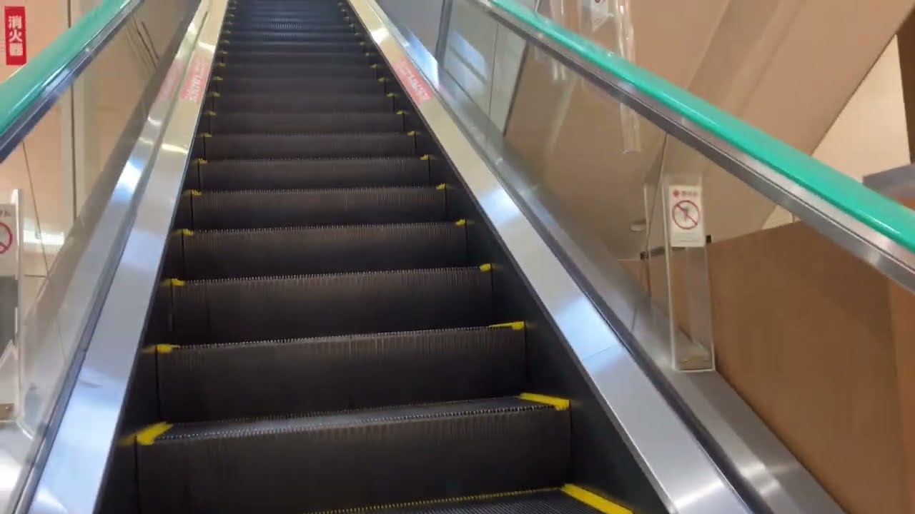 【三菱】6X エスカレーター　ゆめタウン出雲 6X escalator YumeTown Izumo shopping mall Shimane Japan