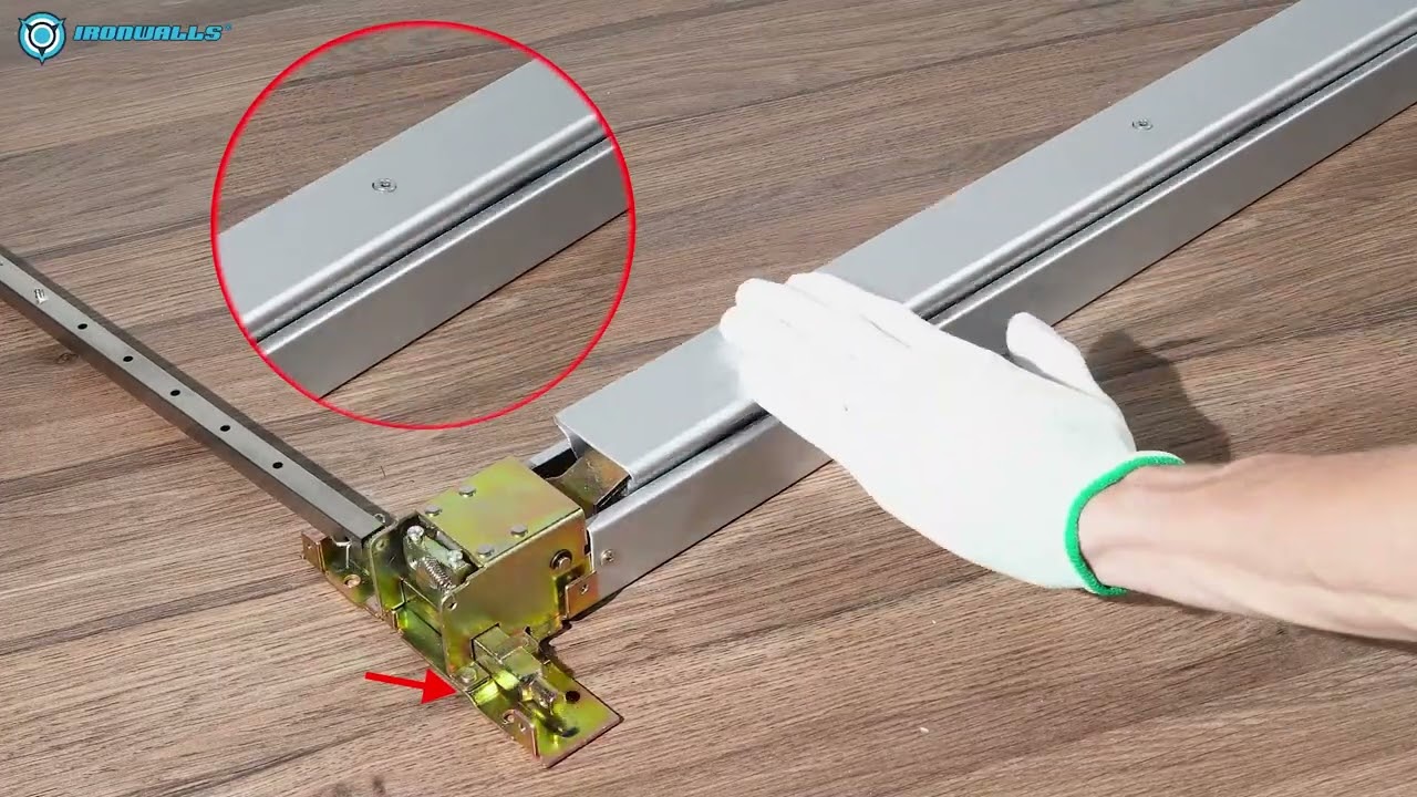 IRONWALLS Commercial Panic Bar with Vertical Rod, 32