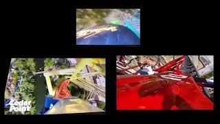 Top thrill dragster vs kingda ka vs red  force
