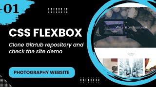Flexbox #1 - Clone GitHub repository and check the site demo
