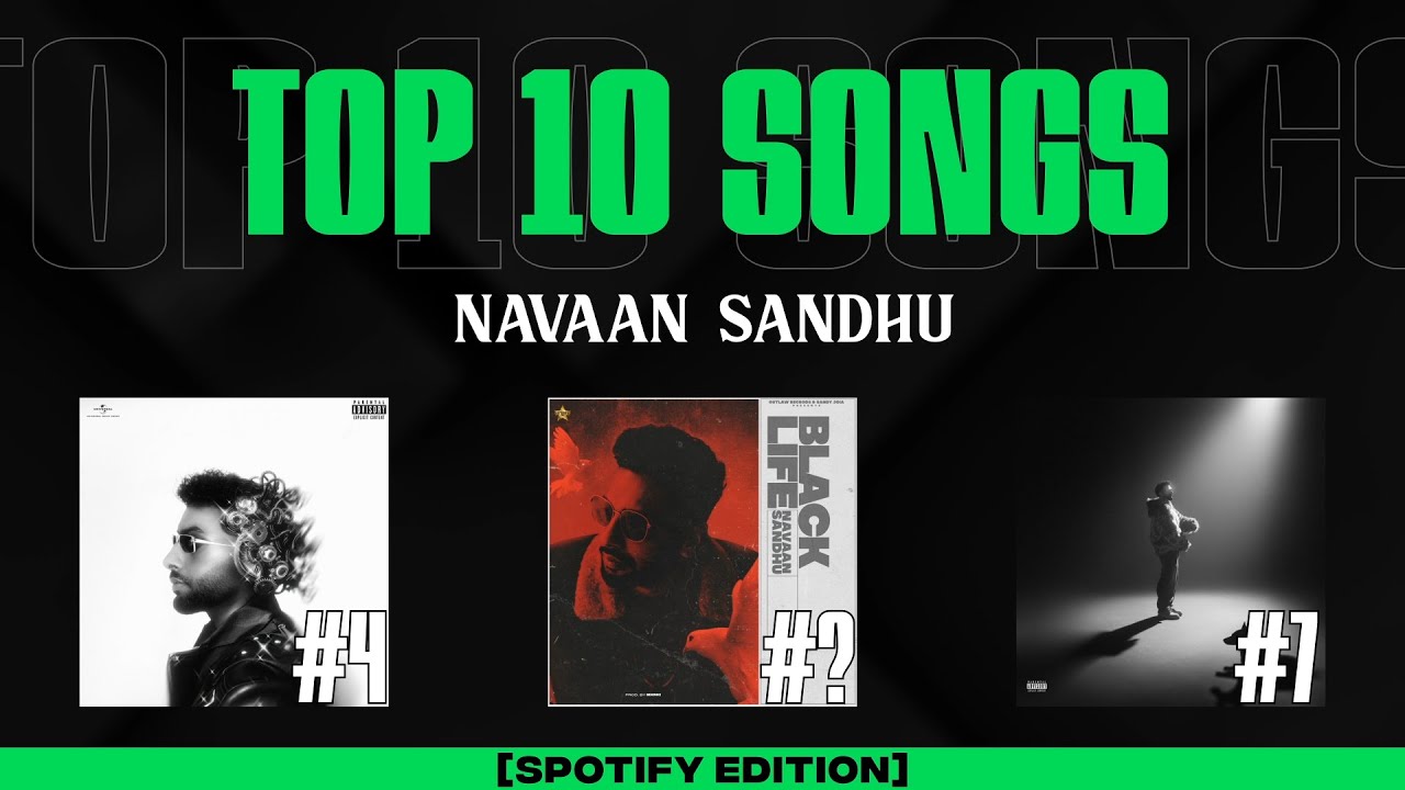 Top 10 Most Streamed Navaan Sandhu Songs (Spotify Stats) 🐐