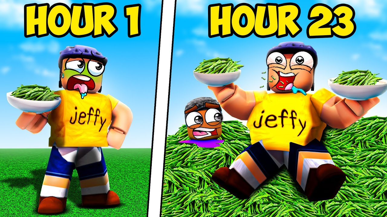 Jeffy Eats Green Beans FOR 24 HOURS!!! YouTube