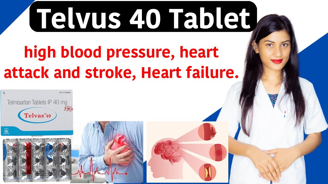 Telvas 40 Tablet Uses in Hindi | Telvas 40 Tablet Kis Kaam Aati Hai  | Uses | Side Effects | Dose💊