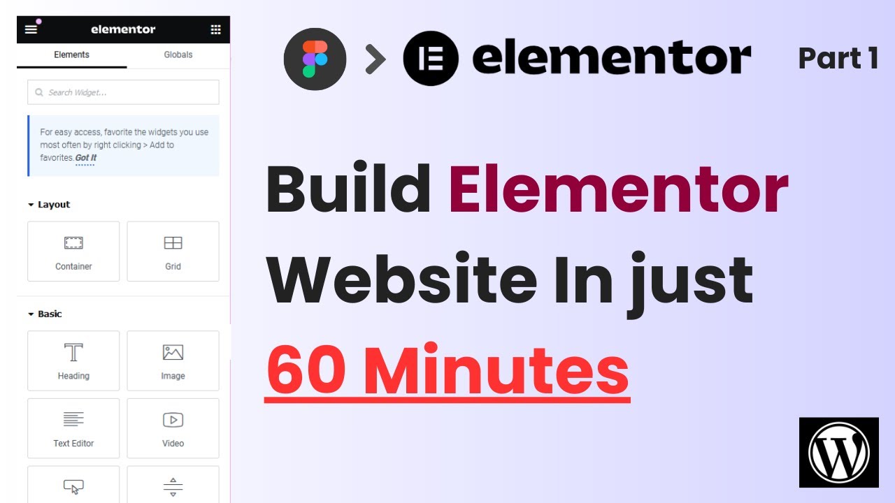 Elementor Wordpress Tutorial - Build website in 60 Minutes with ...