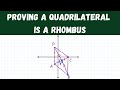 Understanding Rhombus through Coordinate Geometry