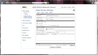 Axis - Configurazione tecnica consiglio: configurazione video di base su un AXIS M5014