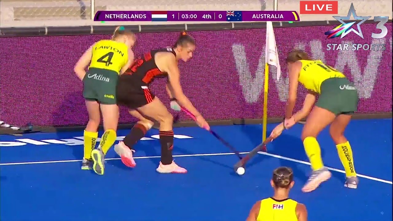 Hockey World Cup 2022 Netherlands vs Australia Women's Hockey Match