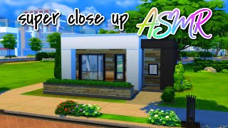 Sims ASMR | Let's decorate a modern house with only custom content! 🏡 Close up whispering