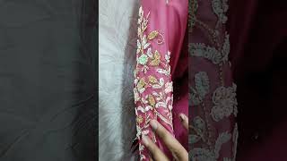 Dabka Work Unstitched Handwork Suits Piece