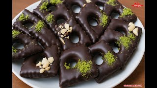 حلى فاخر بدون فرن 😍👌 بخمس مكونات فقط وسهلة التحضير 🍫✨ مع رباح محمد screenshot 5
