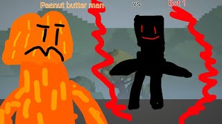 Peanut Butter Man Vs Bot 1 Melon Playground Video Idea By -Jellymz