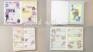 ASMR Journal Kawaii Stickers | Cute Journal Ideas | ASMR Journal Compilation Pt. 7