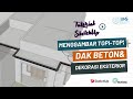 Menggambar Topi-topi, Dak Beton, dan Dekorasi Eksterior dengan SketchUp