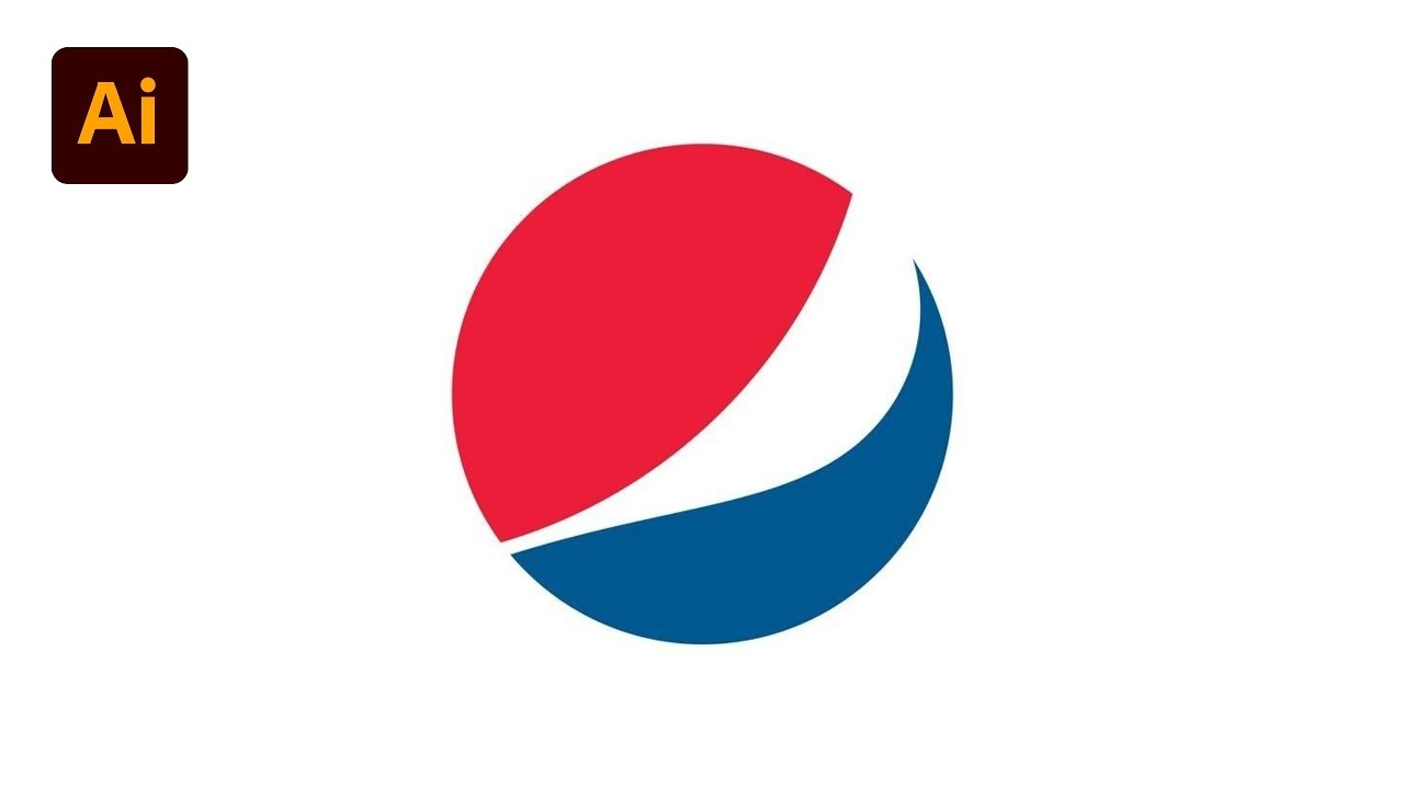 make-a-pepsi-logo-design-adobe-illustrator-tutorial-youtube