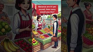 Market English Conversation 🇺🇸 #English #LearnEnglish #Shorts #ESL #AmericanEnglish