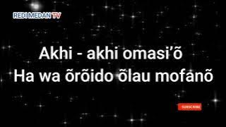 Akhi Omasio (D. Folala) - Karaoke Full Lirik HD