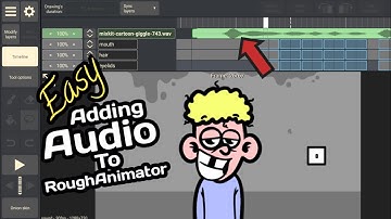 How to add audio to rough animator android