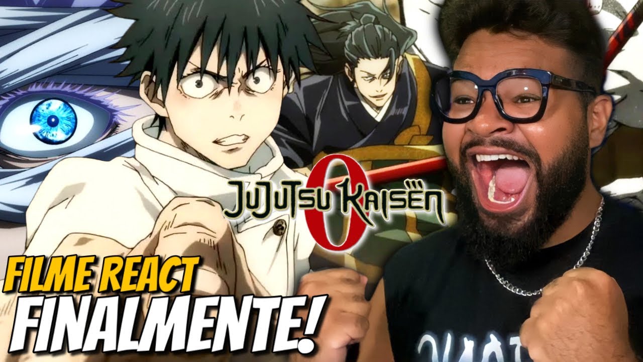 YUTA É INSANO! ASSISTINDO JUJUTSU KAISEN 0 | FILME REACT/COMENTÁRIOS