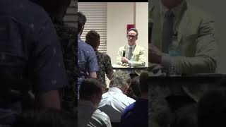 A student references Liberty for All by Andrew Walker when posing a question to Dr. Wood…