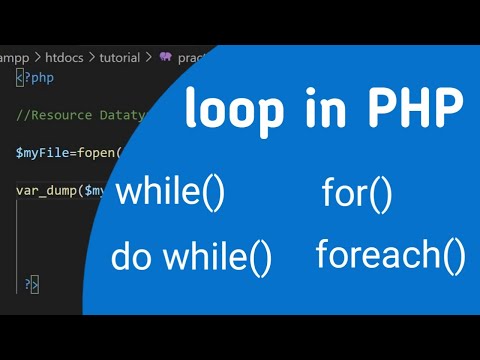 while, do while, for and foreach loop in PHP in tamil