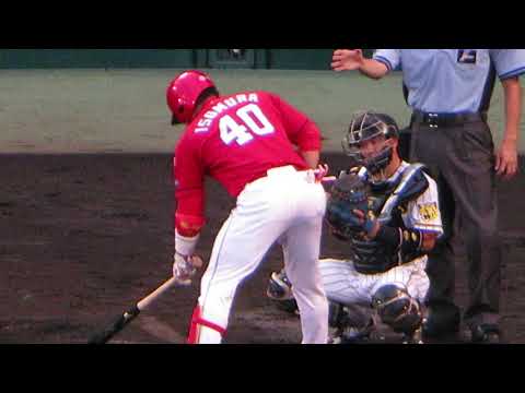 R1.07.06　2回表　無死1・2塁　磯村、田中が凡退で追加点のチャンスの逃す　阪神×広島　甲子園