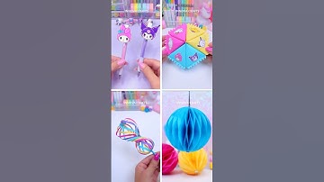 4 DIY Paper craft ideas #shorts #art #craft #papercraft #diy #miniature #love #innovacrafts