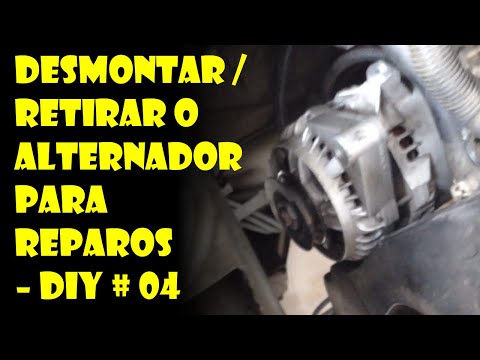 Vídeo: Como instalar, remover e reparar um gerador de carro. 