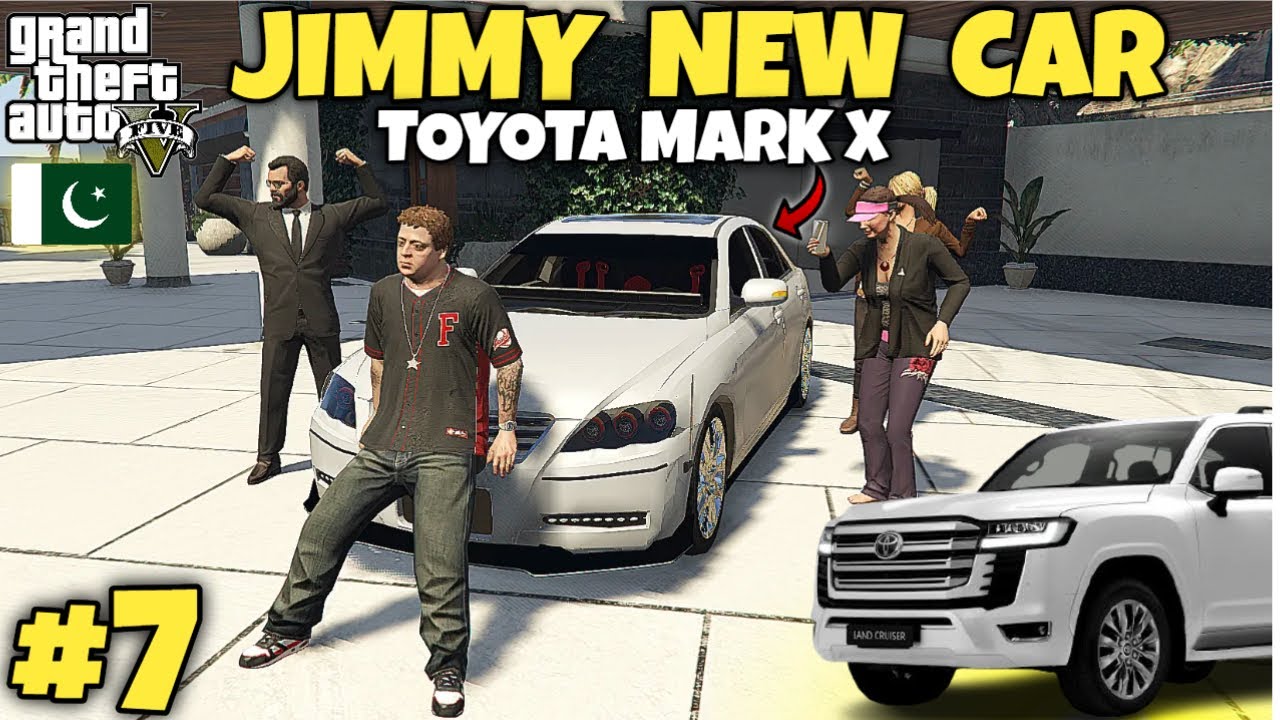 JIMMY KI NEW CAR MARK X | GTA 5 MODS EP #7 | WAHAJ PLAYZ