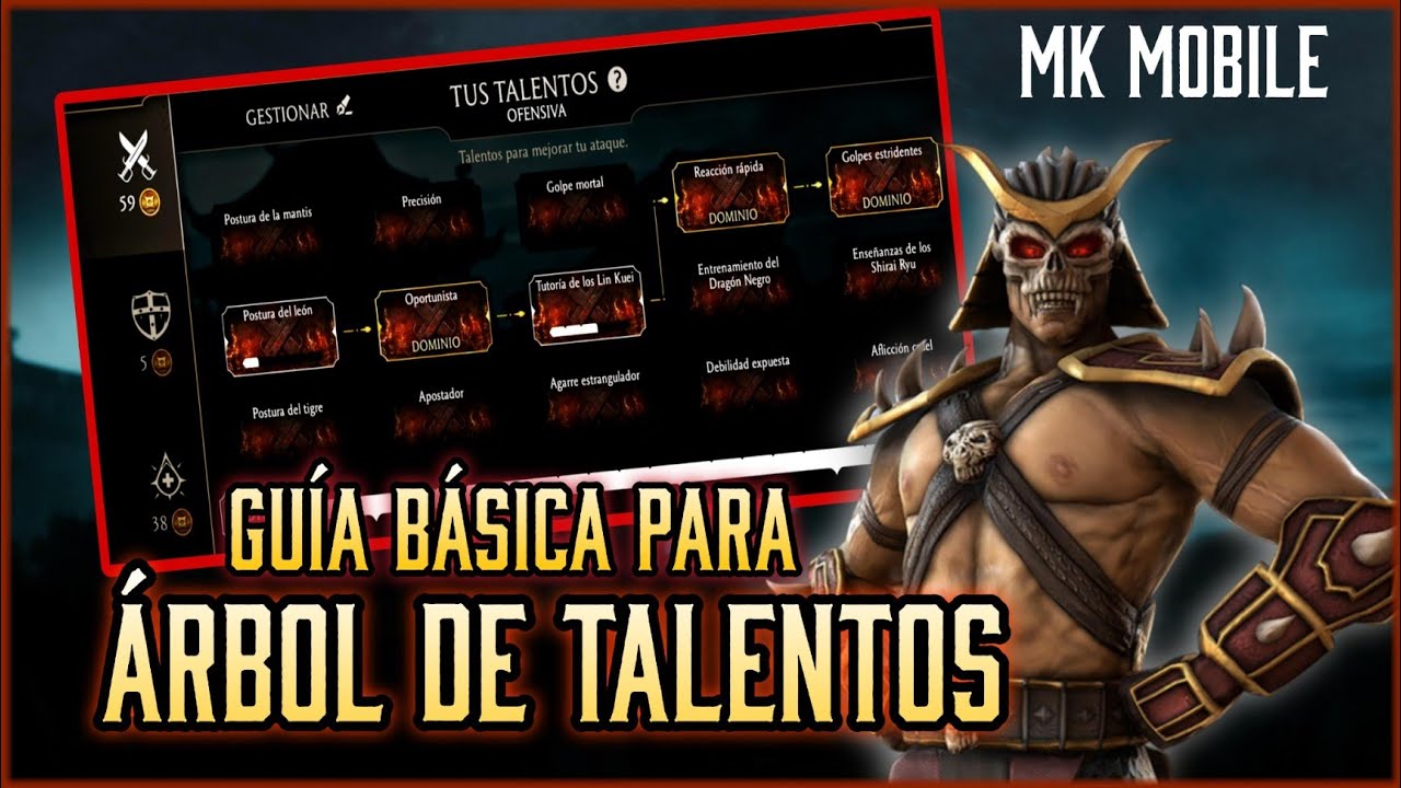 Aprende a ARMAR UN ÁRBOL DE TALENTOS EN MK MOBILE!!!!