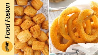 2 Crispy Potatoes Snacks Recipes by Food Fusion