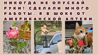 Никогда не опускай руки! Сделали много работы. Я в шоке от американской аптеки.